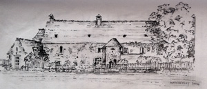 dessin de la Grande Maison, locations de vacances en Périgord noir